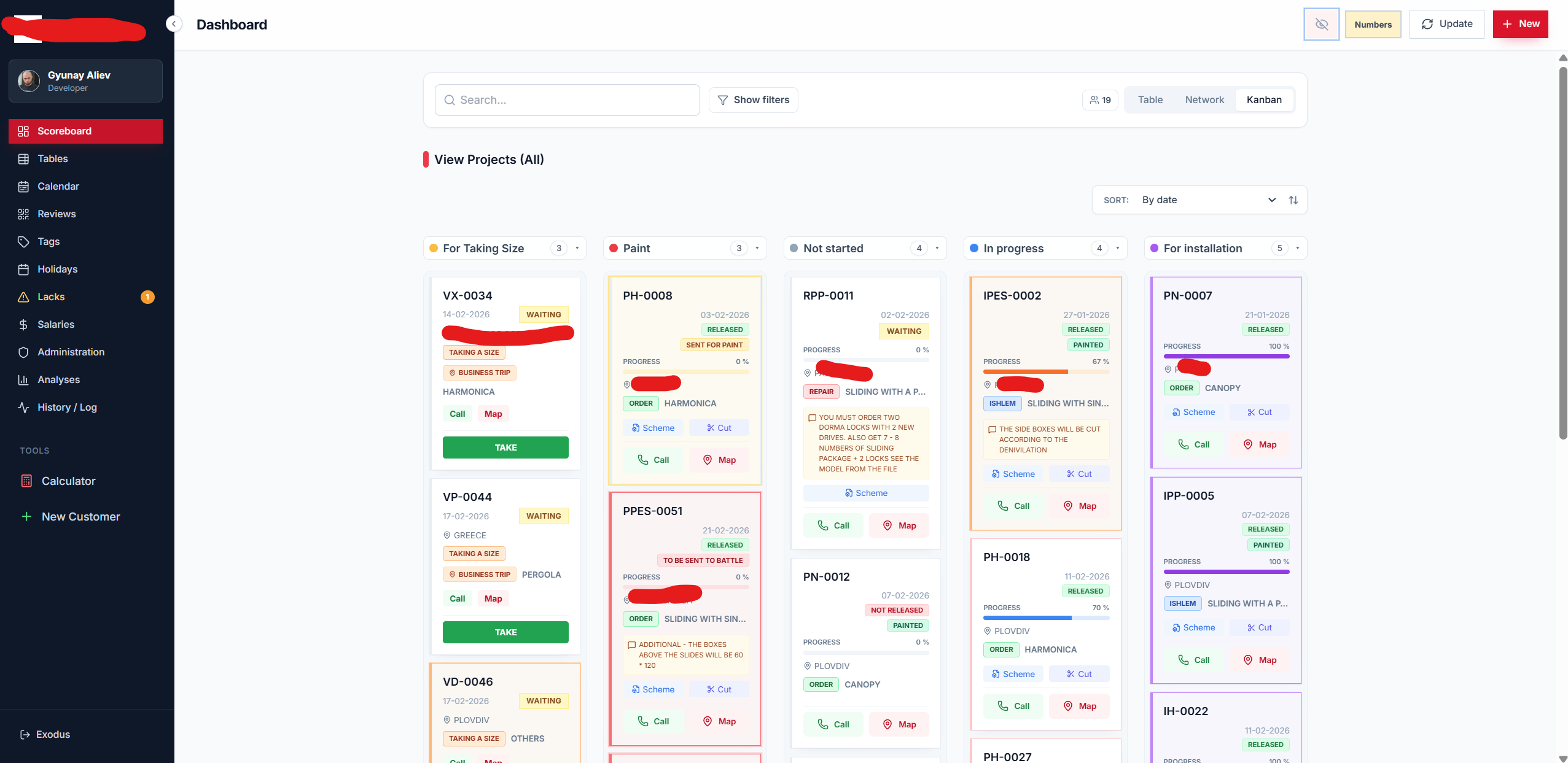 Glass Systems workspace view 3