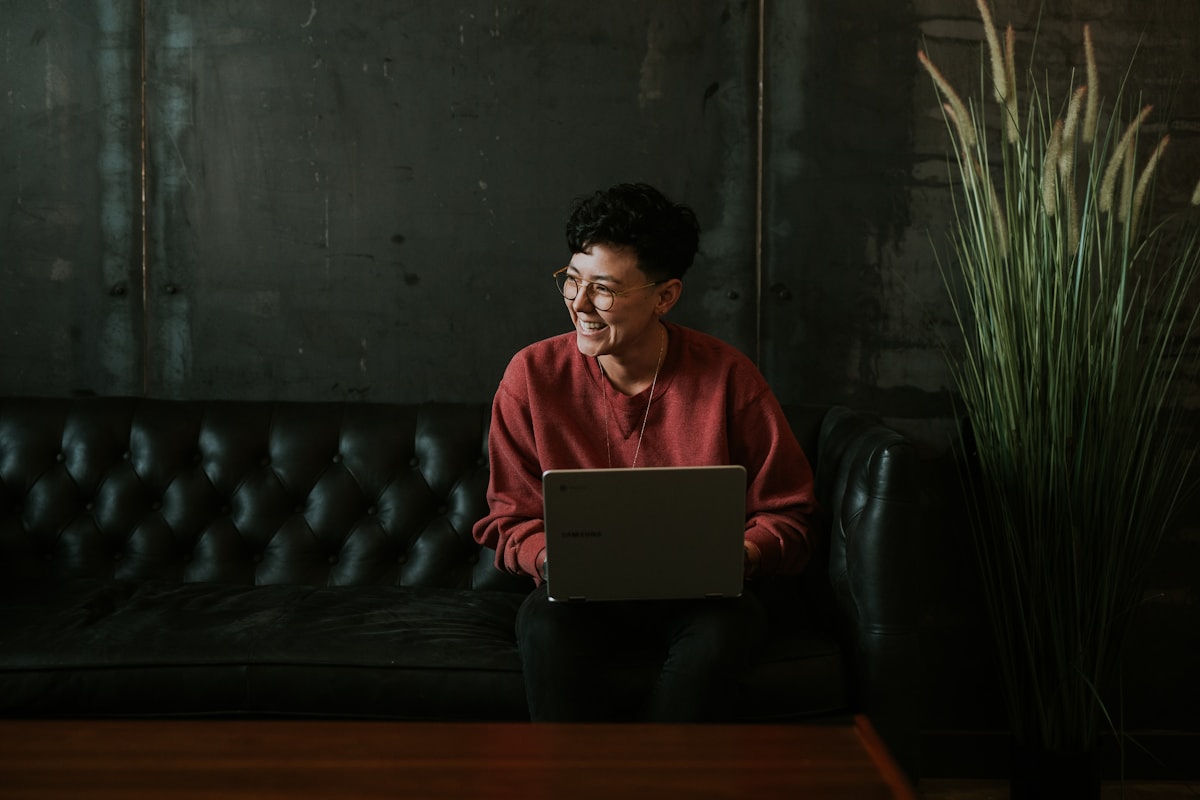 Coach or consultant working with a client